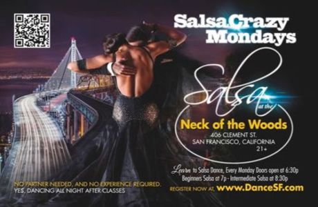 SalsaCrazy Mondays - SALSA Dance Lessons, Salsa and Bachata Party [4 WEEKS], San Francisco, California, United States