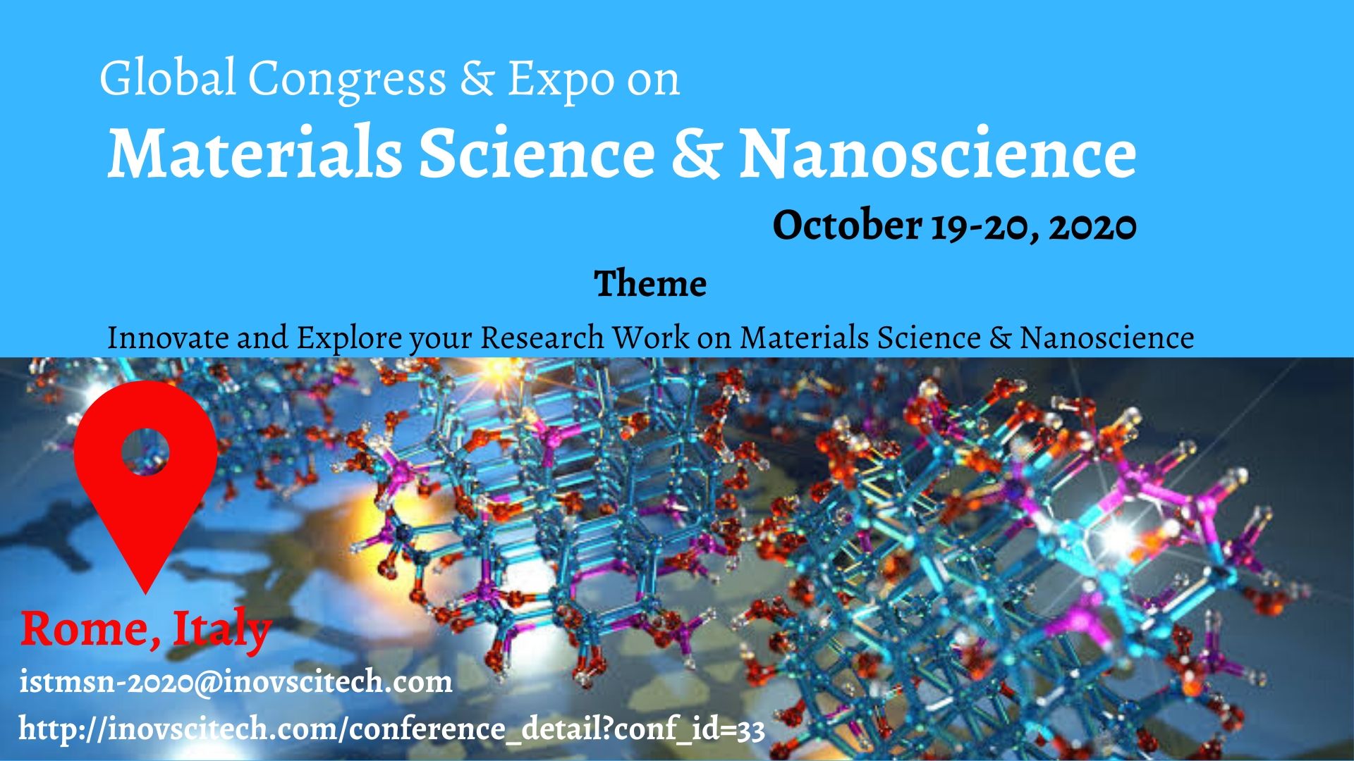 Global Conference & Expo on Materials Science and Nanoscience, Rome, Italy