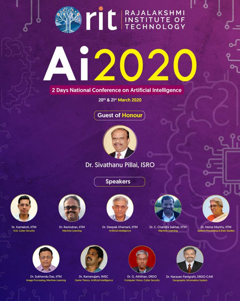 AI 2020, Kanchipuram, Tamil Nadu, India