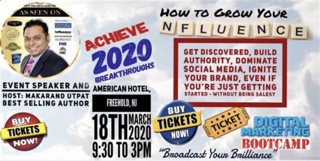 Digital Marketing Bootcamp - "Broadcast Your Brilliance", Monmouth, New Jersey, United States