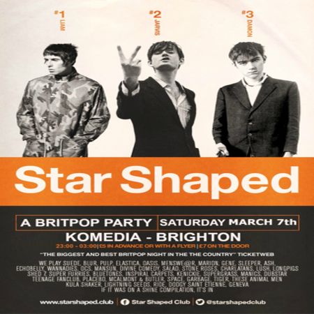 STAR SHAPED CLUB - BRIGHTON!, Brighton, England, United Kingdom