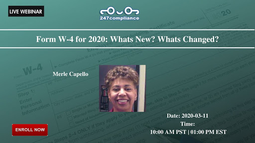 Form W-4 for 2020: Whats New? Whats Changed?, 2035 Sunset Lake, RoadSuite B-2, Newark,Delaware,United States