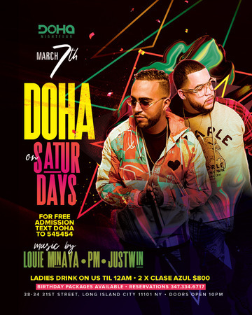Latin Saturdays at Doha Nightclub in Astoria, Long Island, New York, United States