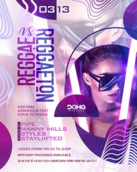 Reggae Vs Reggaeton Party at Doha Nightclub NYC
