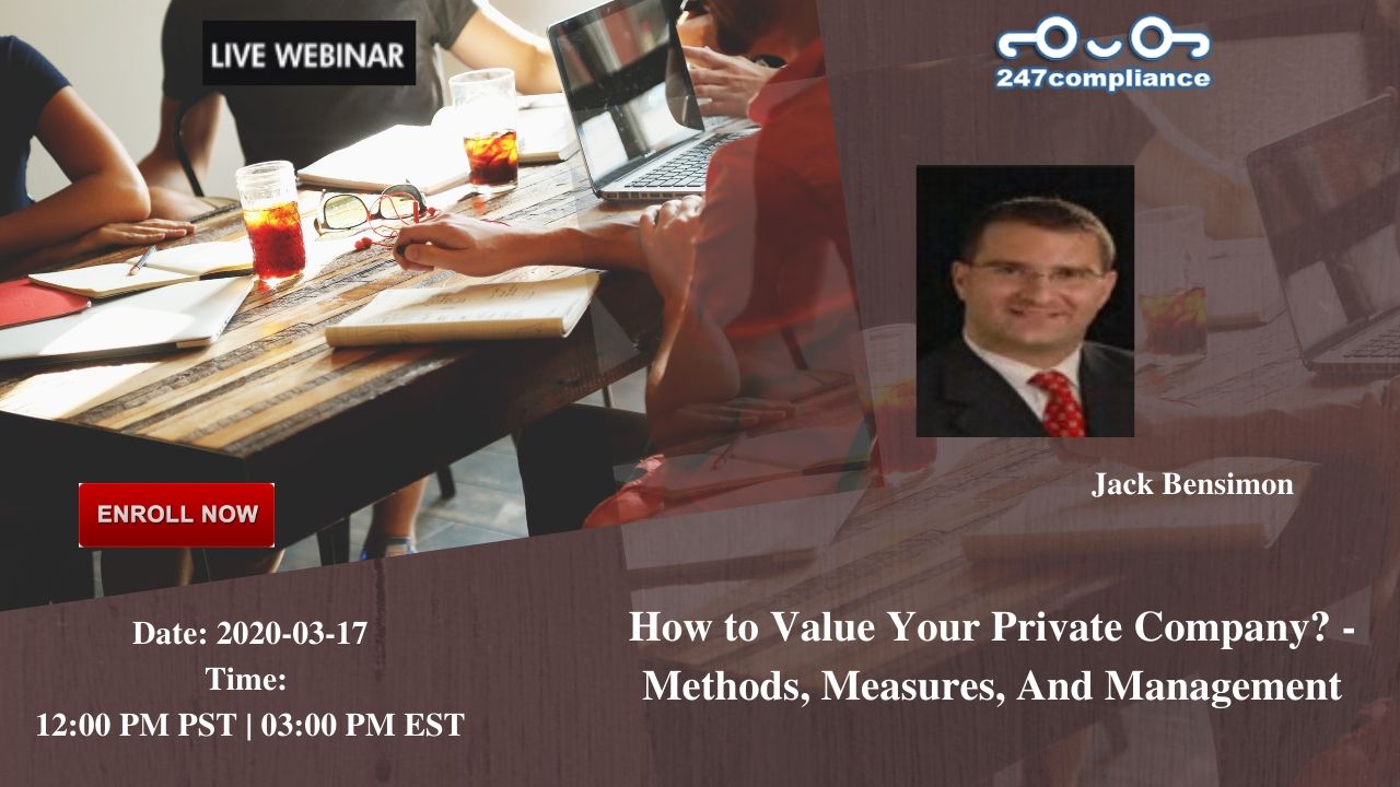 How to Value Your Private Company? - Methods, Measures, And Management, 2035 Sunset Lake, RoadSuite B-2, Newark,Delaware,United States