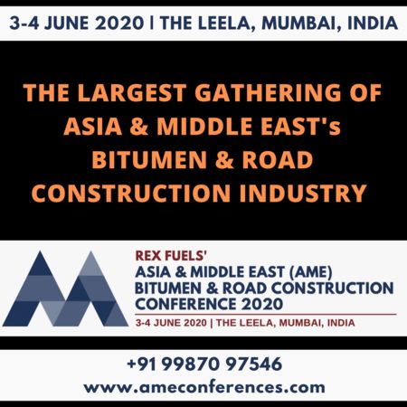 AME Bitumen And Road Construction Conference 2020, 3-4 June 2020, Mumbai, Mumbai, Maharashtra, India