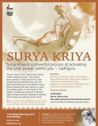 Surya Kriya in Santa Clara CA (Isha Hatha Yoga)