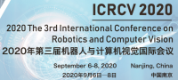The 3rd International Conference on Robotics and Computer Vision (ICRCV 2020)