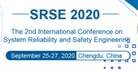 The 2nd International Conference on System Reliability and Safety Engineering (SRSE 2020)