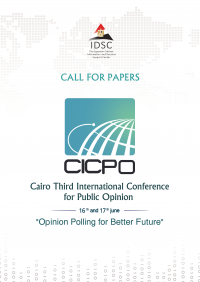 Cairo Third International Conference for Public Opinion "Opinion Polling for Better Future"