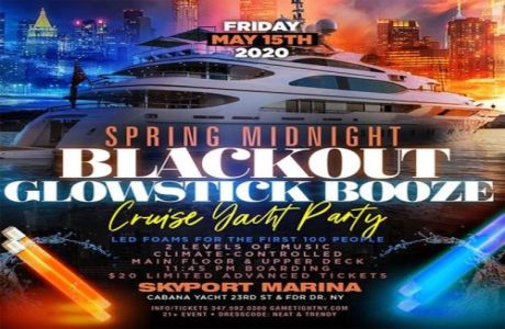 NYC Spring Midnite Glowsticks Blackout Booze Cruise Yacht Party, New York, United States