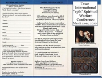 TX International Spiritual Warfare 15th Annual "Iron Sharpens Iron" Conference
