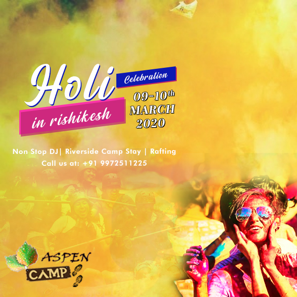Holi Party & Celebration by Aspen Camp, Pauri Garhwal, Uttarakhand, India