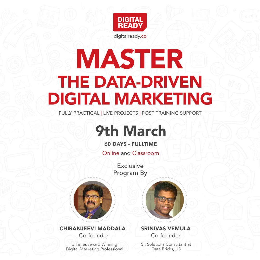 Master The Data-Driven Digital Marketing, Hyderabad, Telangana, India