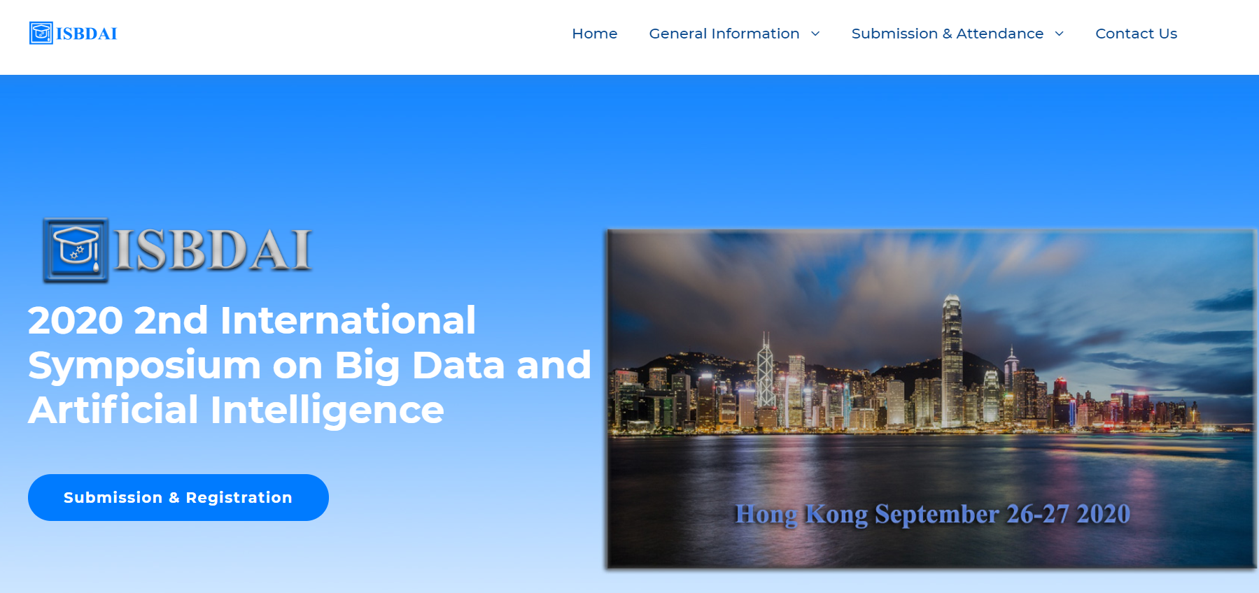 2020 2nd International Symposium on Big Data and Artificial Intelligence, 武汉, Hong Kong, Hong Kong