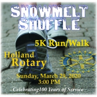 SnowMelt Shuffle 5K Run/Walk March 29th On Hollands Snow Melt Downtown