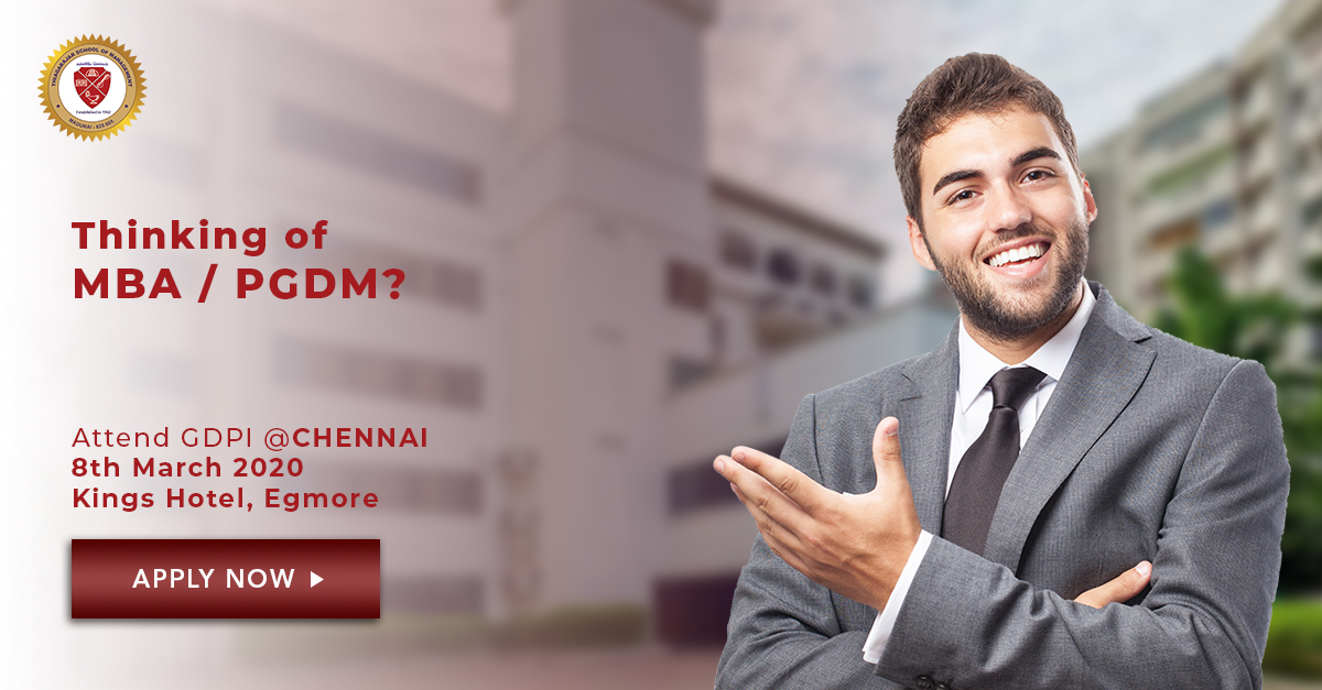 TSM-MBA/PGDM Admission 2020, Chennai, Tamil Nadu, India