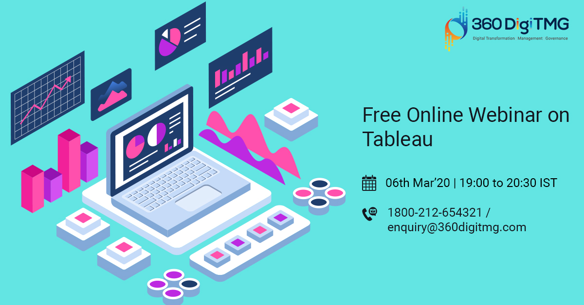 Free Online Webinar On Tableau, Hyderabad, Telangana, India