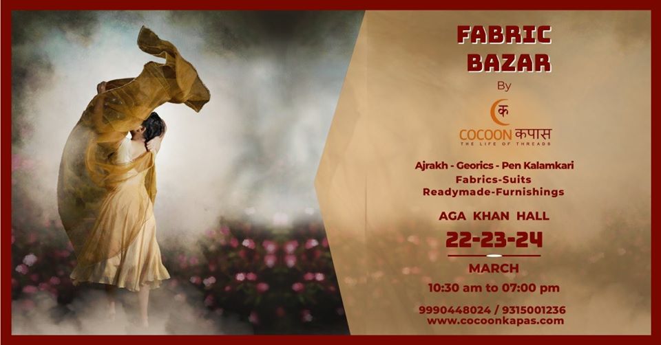 Fabric Bazar by Cocoon Kapas (22nd, 23rd and 24th March), Central Delhi, Delhi, India