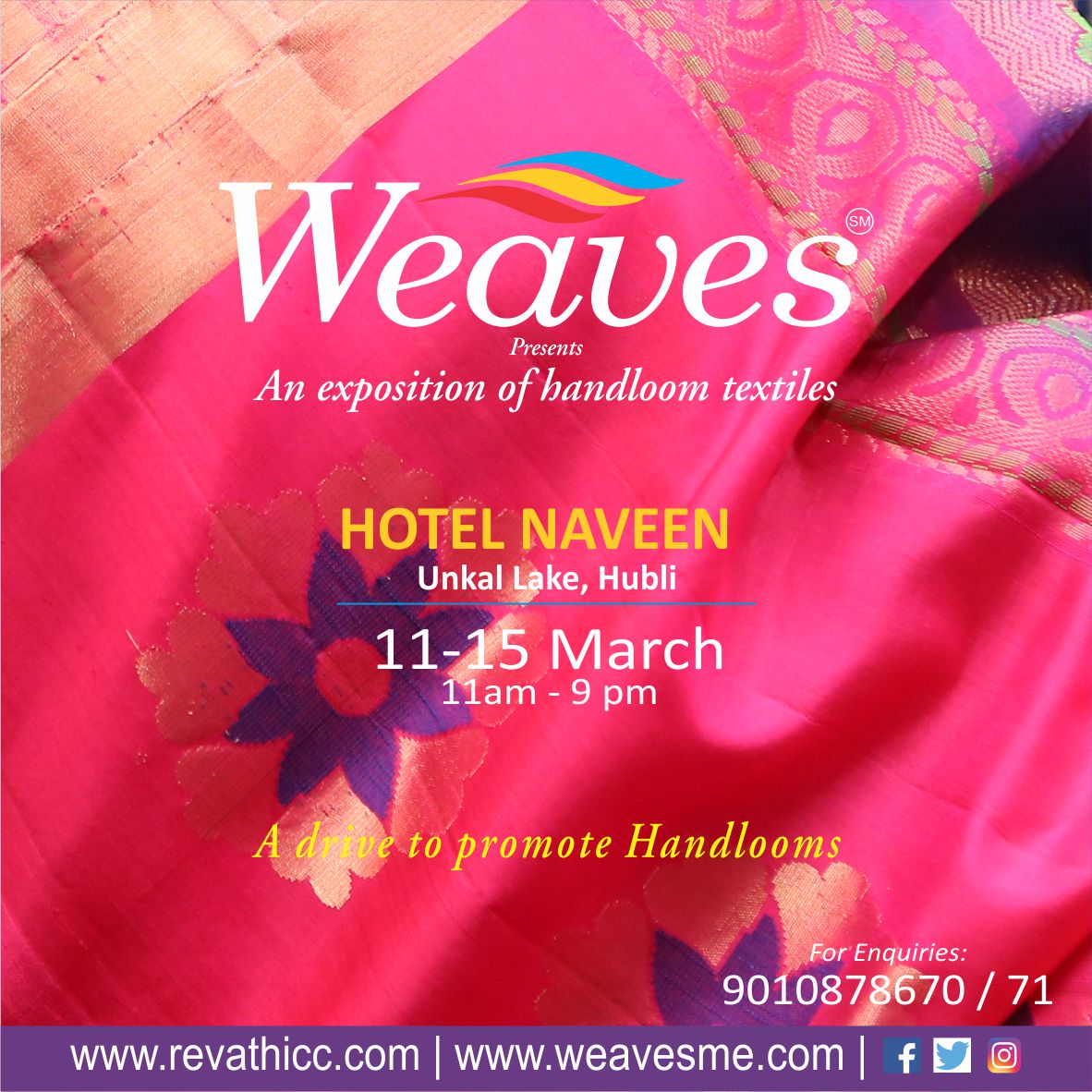 Weaves Handloom Exhibitions, Hyderabad, Telangana, India