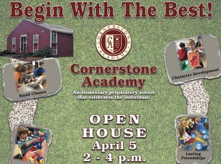 Cornerstone Academy Open House - April 5th 2pm, Northborough, Massachusetts, United States