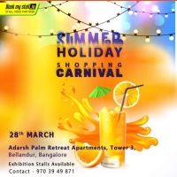 Summer Holiday Shopping Carnival at Bangalore - BookMyStall