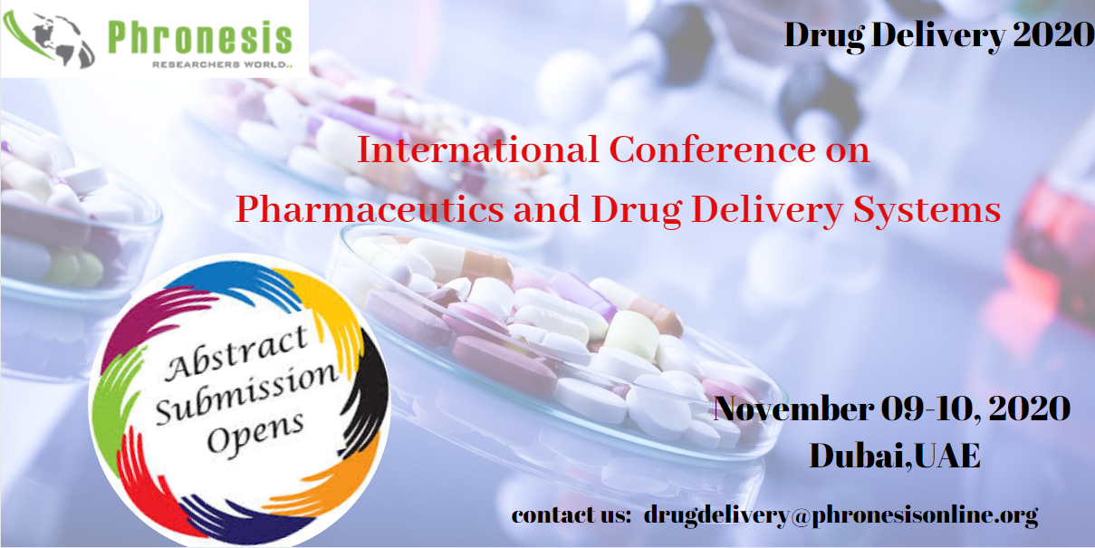 International Conference on Pharmaceutics and Drug Delivery Systems, Malvern, Pennsylvania, United States
