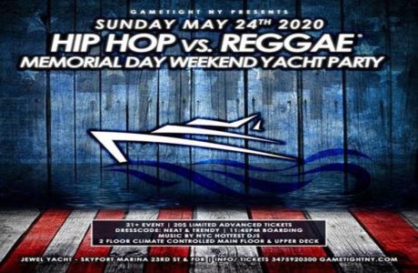 NYC Hip Hop vs. Reggae Memorial Day Weekend Yacht Party 2020, New York, United States