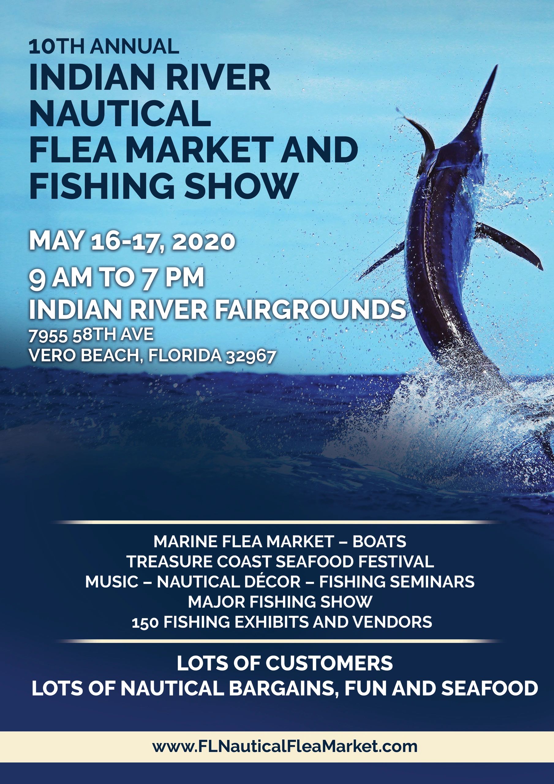 10th Annual Indian River Nautical Flea Market and Fishing ShowVero Beach, Florida…, Indian River, Florida, United States