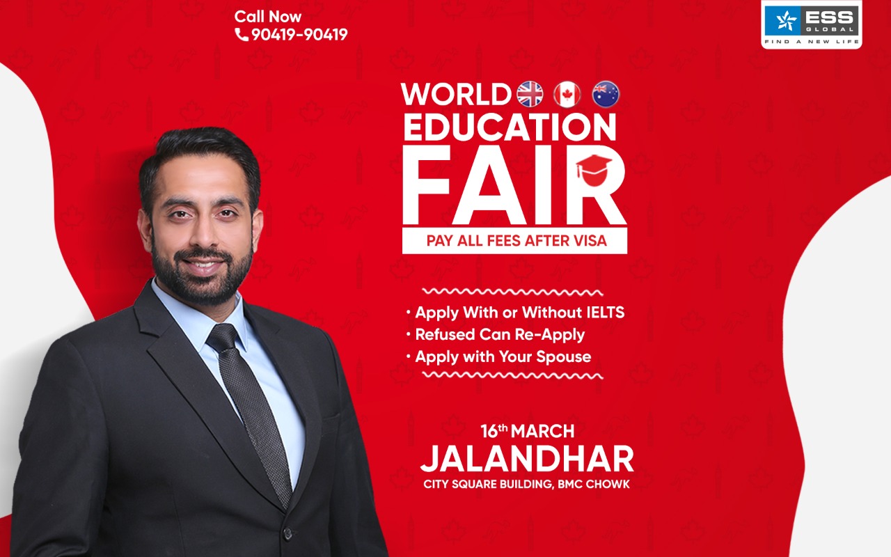 ESS Global's World Education Fair in Jalandhar, Chandigarh, India