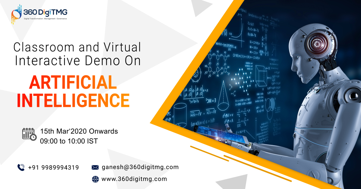 Class room and  Virtual Interactive Demo On Artificial Intelligenece, Hyderabad, Andhra Pradesh, India