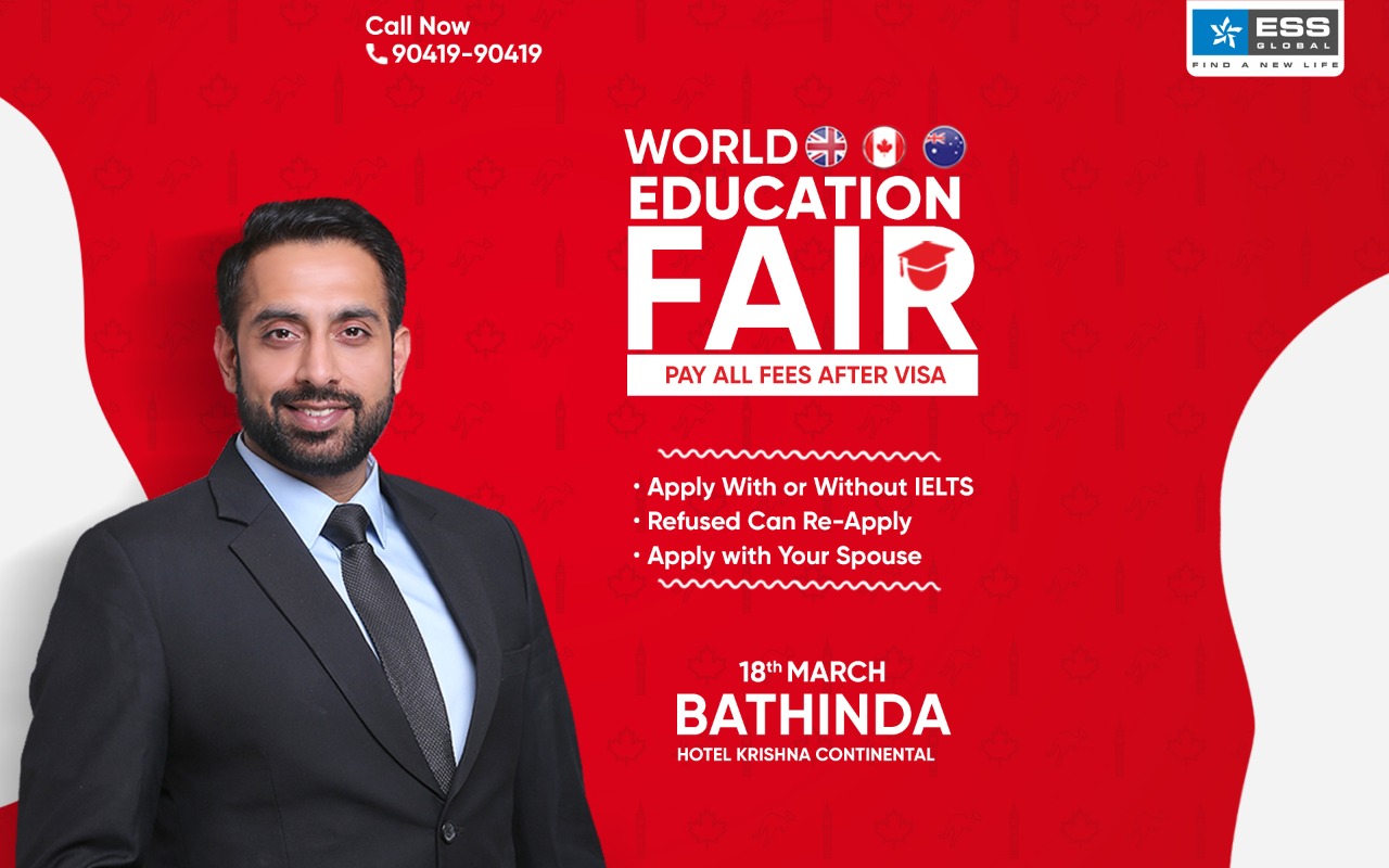 ESS Global's "World Education Fair" in Bathinda, Bathinda, Punjab, India