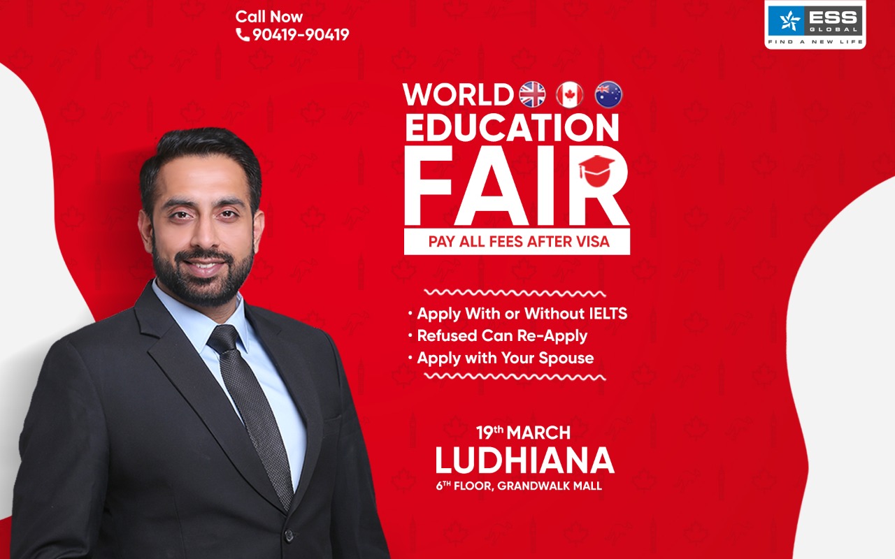 ESS Global's "World Education Fair" in Ludhiana, Ludhiana, Punjab, India