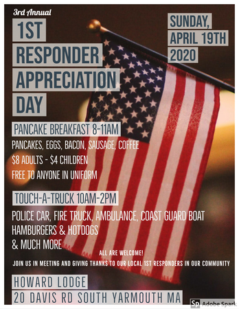 1st Responder Appreciation Day - All Are Welcomed, South Yarmouth, Massachusetts, United States