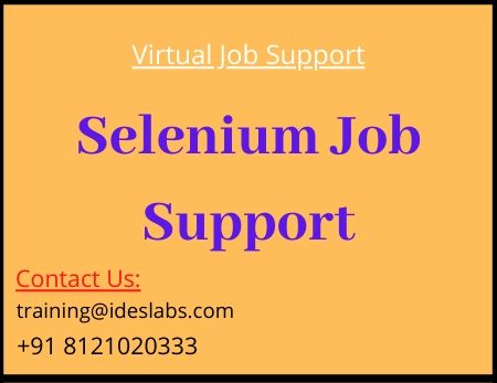 Selenium Job Support | Selenium Testing Online Job Support, Hyderabad, Telangana, India