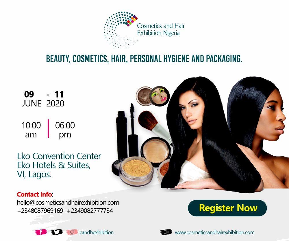 Cosmetics and Hair Exhibition Nigeria, Victoria Island Lagos, Nigeria.,Lagos,Nigeria