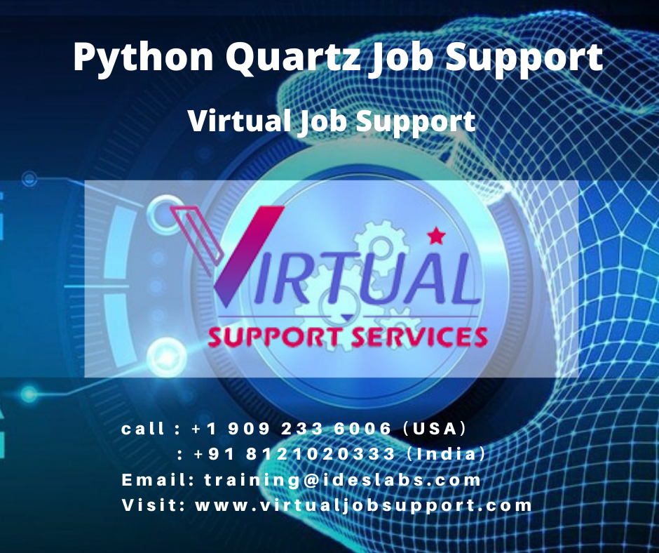 Python Quartz Job Support, Autauga, Alabama, United States