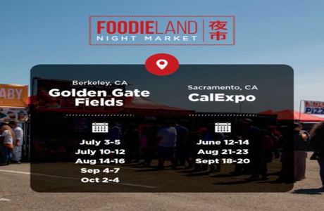 FoodieLand Night Market  - SF Bay Area (July 3-5, 2020) | 4th of July, Berkeley, California, United States