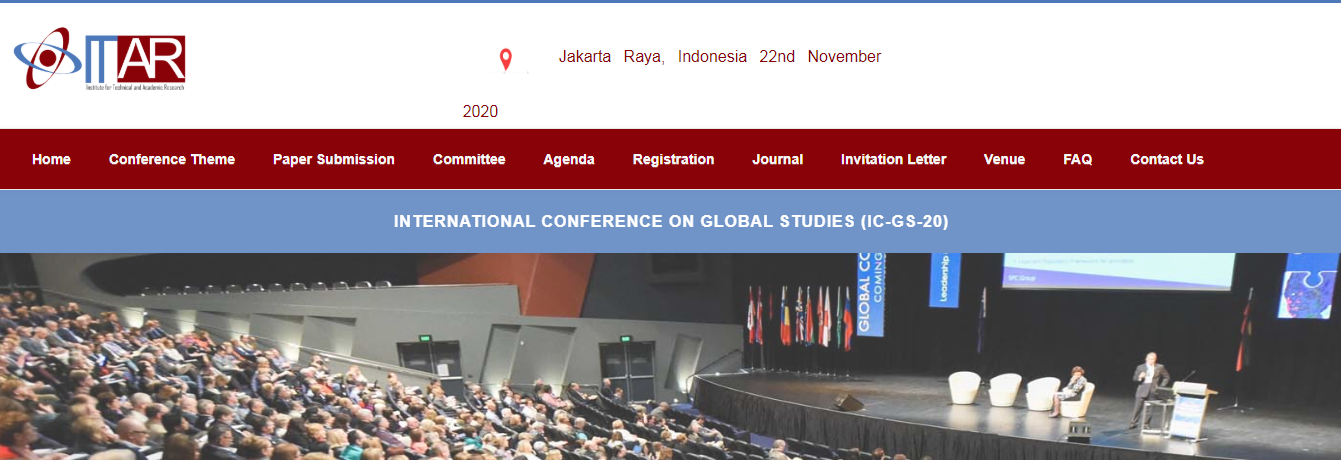 International Conference on Global Studies, Jakarta Raya, Jakarta, Indonesia