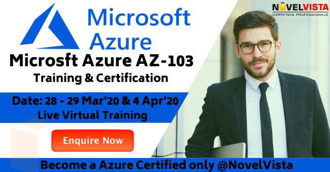 Upskill yourself with the Microsoft Azure Administrator Certification by NovelVista., Pune, Maharashtra, India