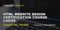 HTML Website Design Training In Lagos