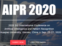 2020 3rd International Conference on Artificial Intelligence and Pattern Recognition (AIPR 2020)