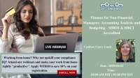 Finance for Non-Financial Managers: Accounting Analysis and Budgeting - SHRM & HRCI Accredited