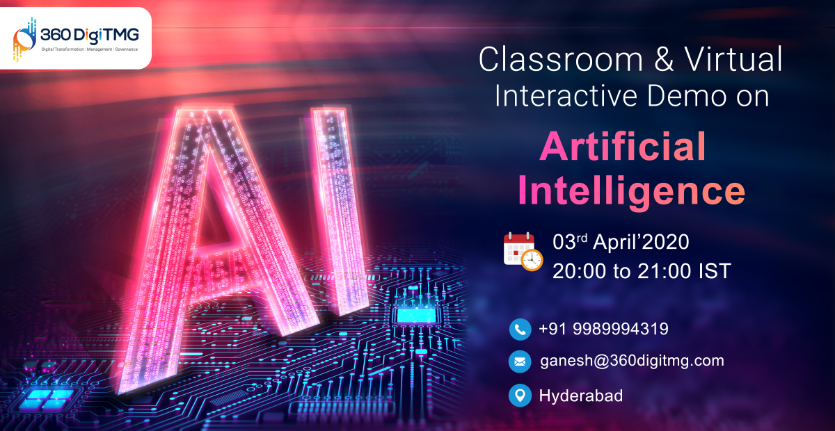 Classroom and Virtual Interactive Demo On Artificial Intelligence, Hyderabad, Andhra Pradesh, India