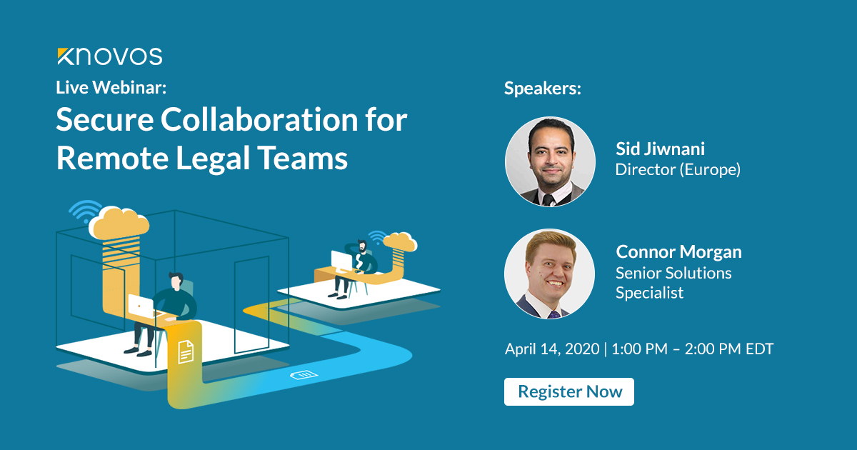 Secure Collaboration for Remote Legal Teams: Live Product Demo, Fairfax, Virginia, United States