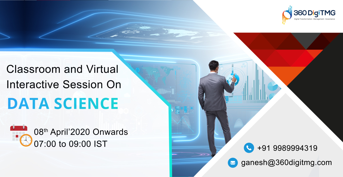 Classroom and Virtual interactive Session On Data Science, Hyderabad, Andhra Pradesh, India