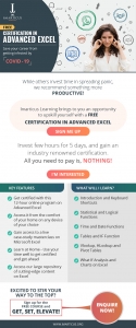 CERTIFICATION IN  ADVANCED EXCEL