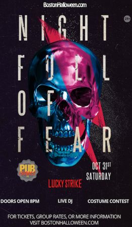 Lucky Strike Club "Night Full of Fear" Halloween Party - October 31, 2020, Boston, Massachusetts, United States