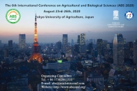The 6th International Conference on Agricultural and Biological Sciences (ABS 2020)