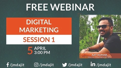 Learn Free Online Digital Marketing Course on Facebook Live, New Delhi, Delhi, India